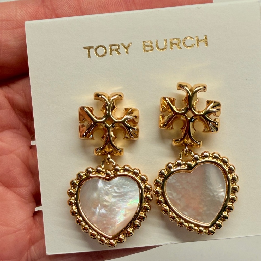 Tory Burch Roxanne Heart Earrings